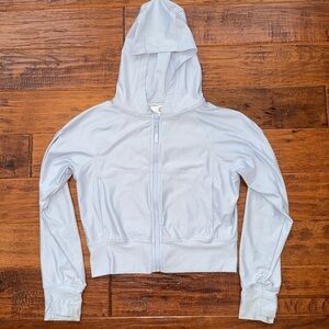 Athleta Girl Serve UPF Jacket, Size small 7 girl, Gossamer Blue
